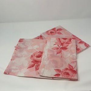 2 Vintage King Size Pillow Cases